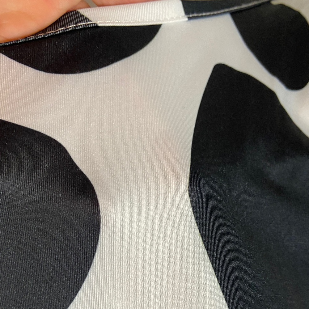 SHEIN Curve Giraffe Print Black White Sleeveless Dress 3X Bodycon Form Fitting - Picture 4 of 13